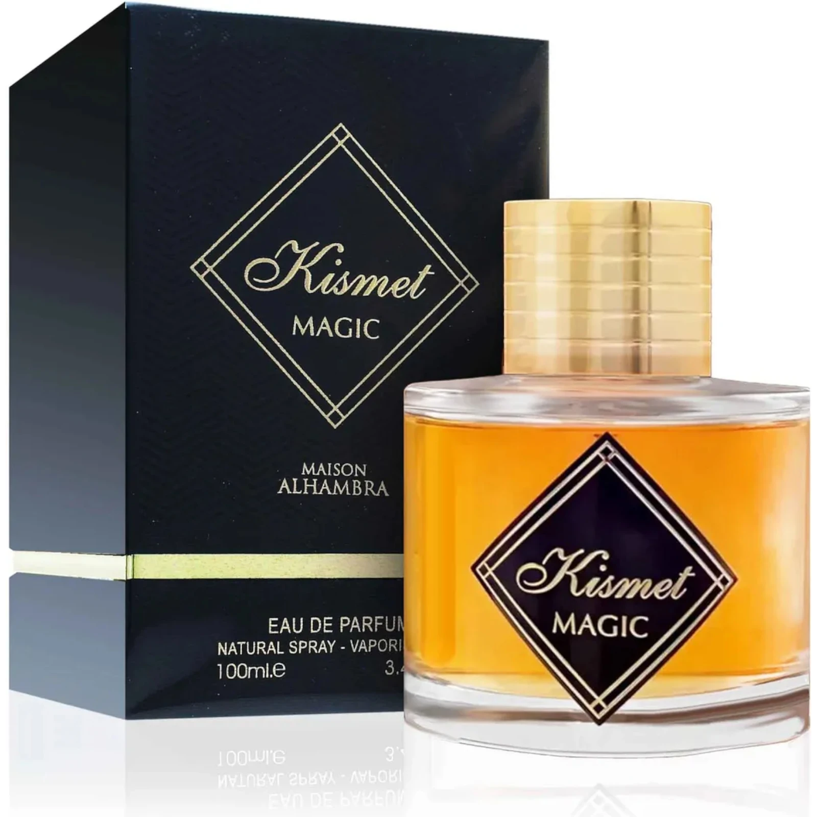 Maison Alhambra Kismet Magic Eau de Parfum 100 ml – orientalisch-süßer Unisexduft mit Vanille und Amber