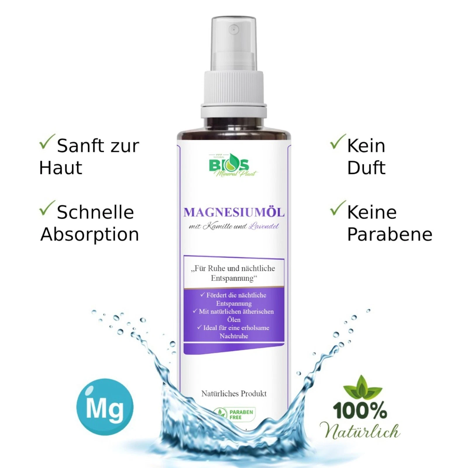 Magnesiumöl Spray – 200 ml | Natürlich entspannende Hautpflege – Bild 8