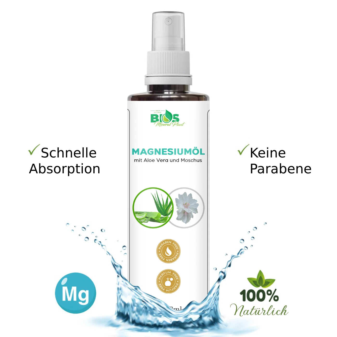 Magnesiumöl Spray – 200 ml | Natürlich entspannende Hautpflege – Bild 5