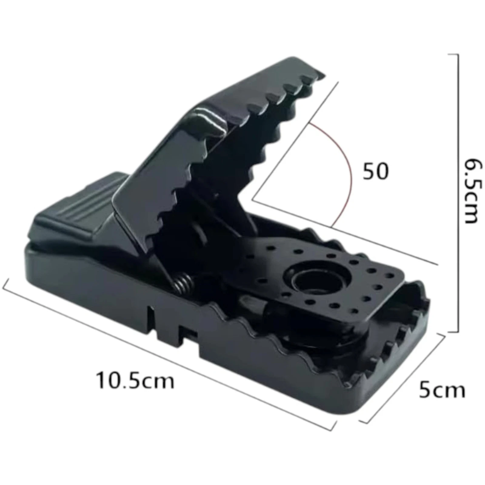 CRIFLOMAR Profi Mausefalle Schlagfalle – Maße 10.5 × 6.5 × 5 cm, Mechanische Mäusefalle aus Kunststoff