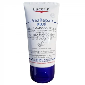 Eucerin UreaRepair PLUS Handcreme 5% Urea 75ml – regenerierende Handcreme für trockene, raue Haut