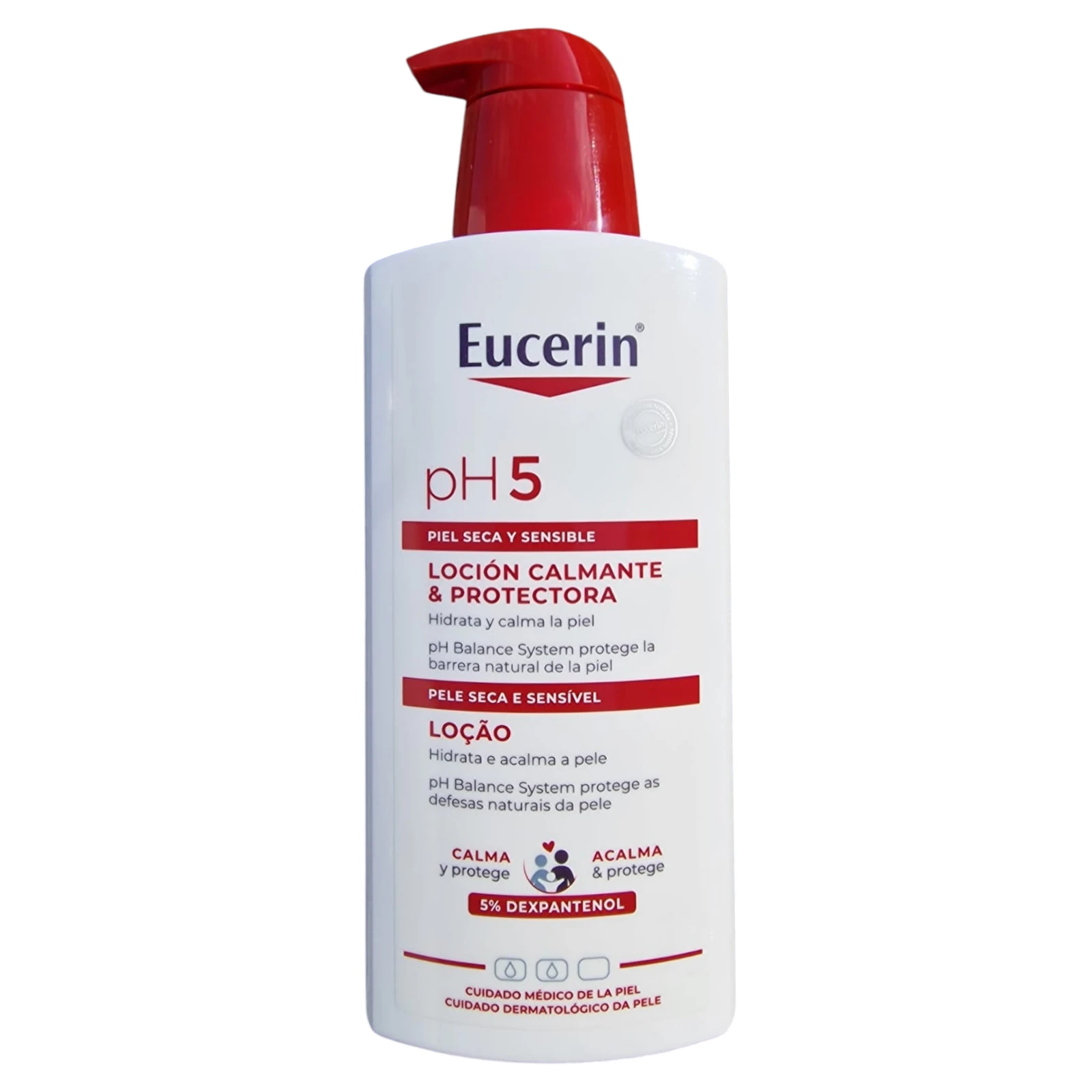 Eucerin pH5 Beruhigende & Schützende Lotion 400ml für trockene und empfindliche Haut mit 5% Dexpanthenol