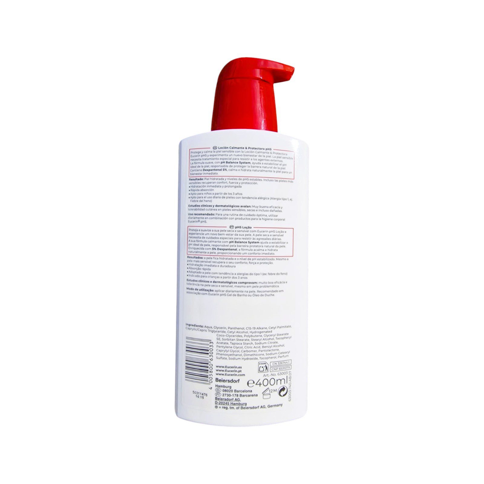 Eucerin pH5 Lotion – 400 ml – Beruhigende Körperlotion für empfindliche Haut – Bild 2